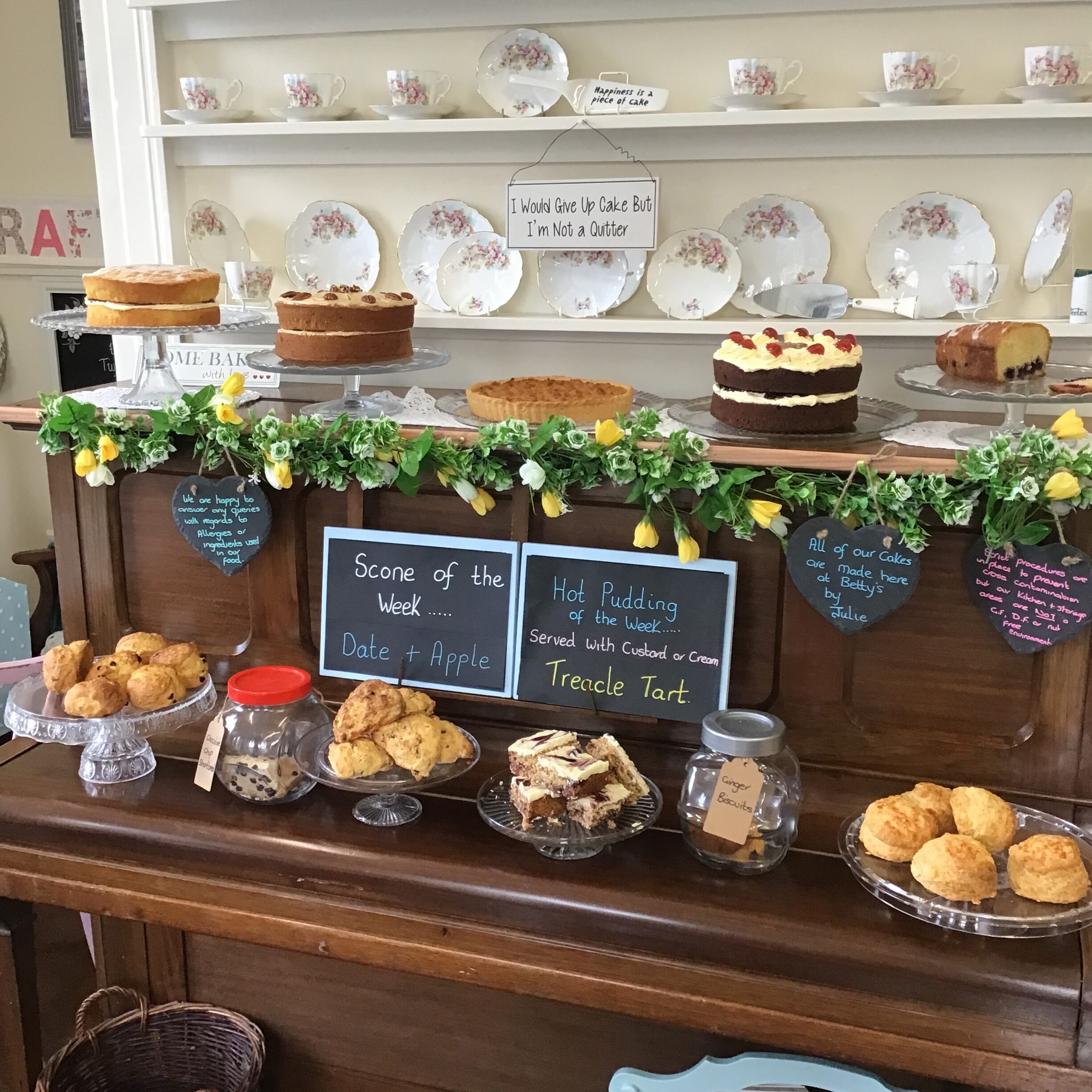 Betty's Vintage Tearoom Tea Cakes